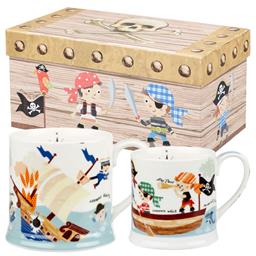 Pirate Two Mug Set Gift Box